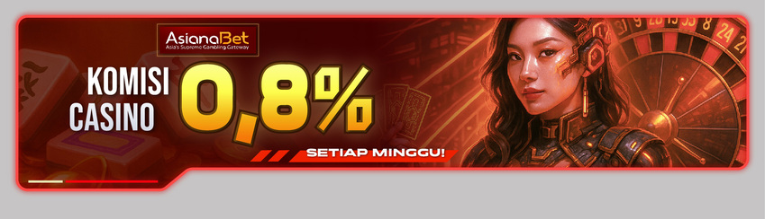 KOMISI CASINO 0,8%