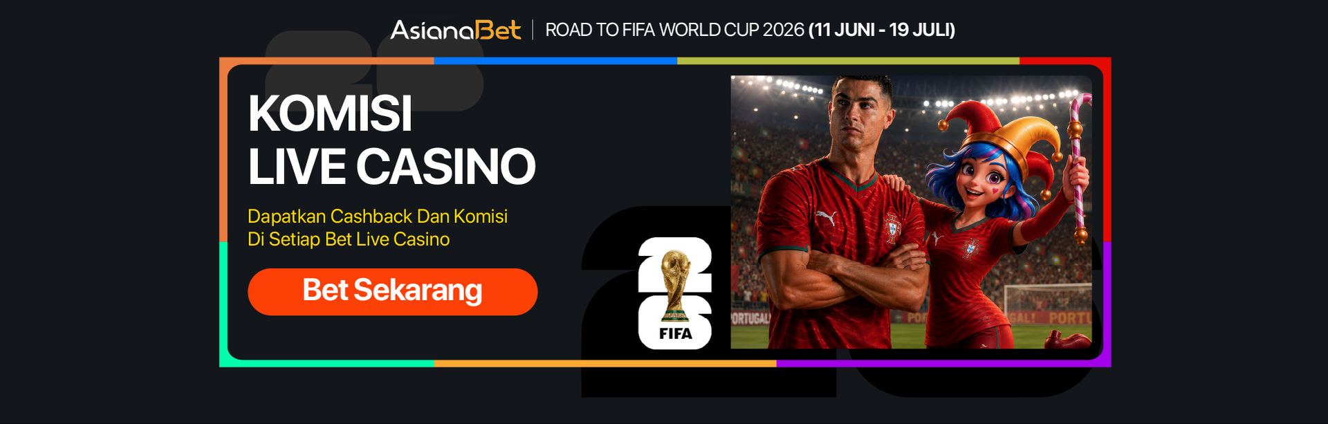 KOMISI LIVE CASINO 